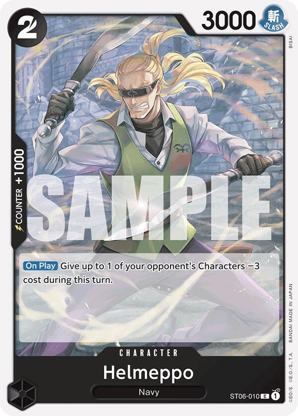 One Piece Card Game: Helmeppo (Reprint) card image