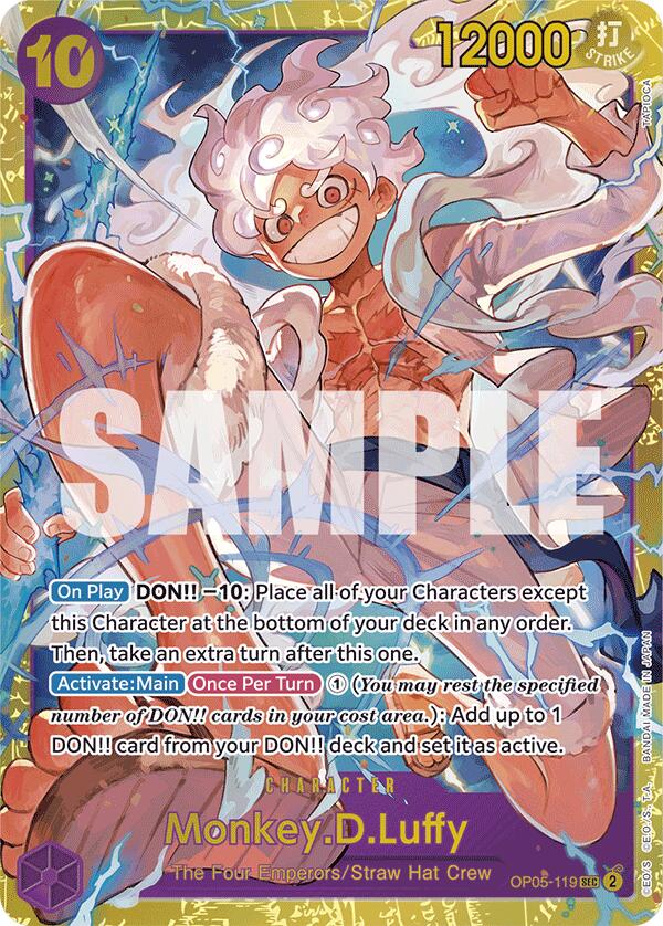 One Piece Card Game: Monkey.D.Luffy (OP05-119) (Reprint) card image