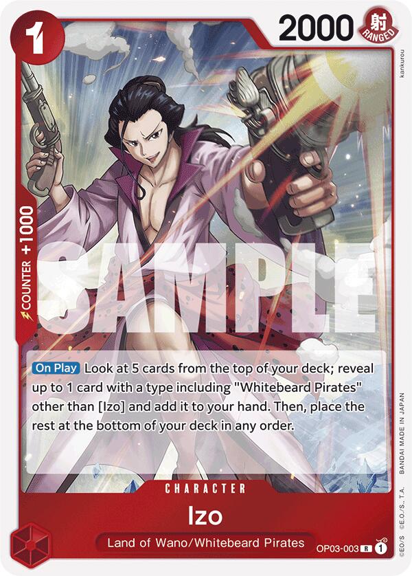 One Piece Card Game: Izo (OP03-003) (Reprint) card image