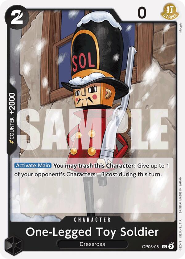 One Piece Card Game: One-Legged Toy Soldier (Reprint) card image