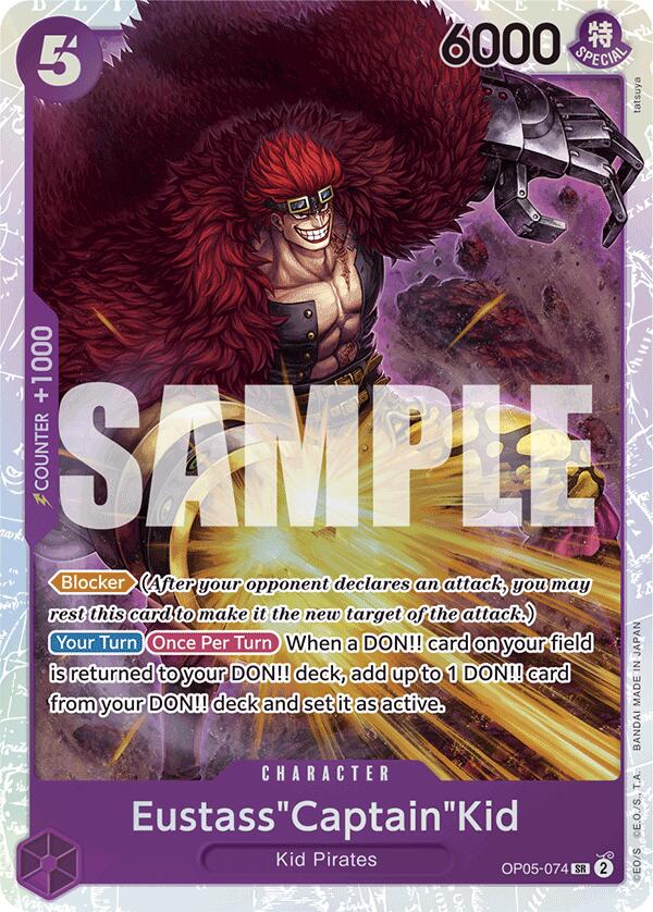 One Piece Card Game: Eustass"Captain"Kid (Reprint) card image