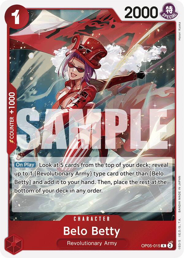 One Piece Card Game: Belo Betty (OP05-015) (Reprint) card image