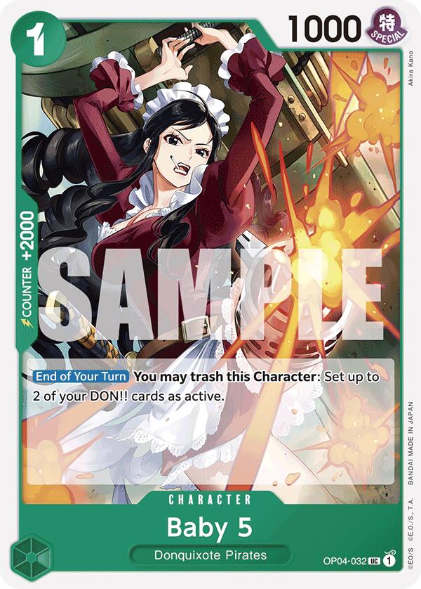 One Piece Card Game: Baby 5 (OP04-032) (Reprint) card image