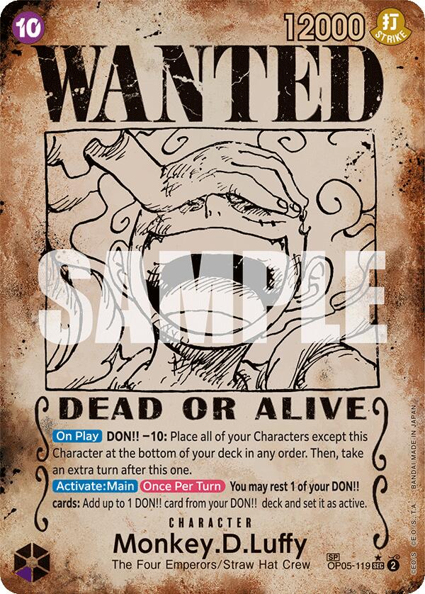 One Piece Card Game: Monkey.D.Luffy (Wanted Poster) card image