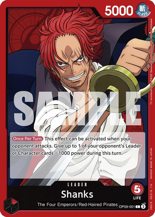 One Piece Card Game: Shanks (001) card image