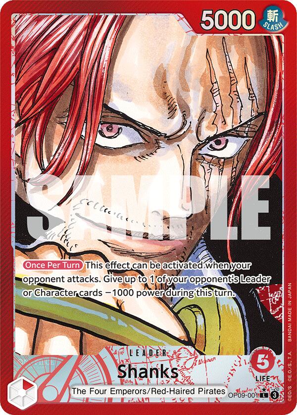 One Piece Card Game: Shanks (001) (Parallel) card image