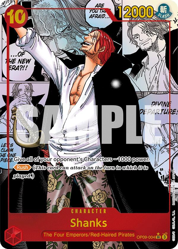 One Piece Card Game: Shanks (004) (Parallel) card image