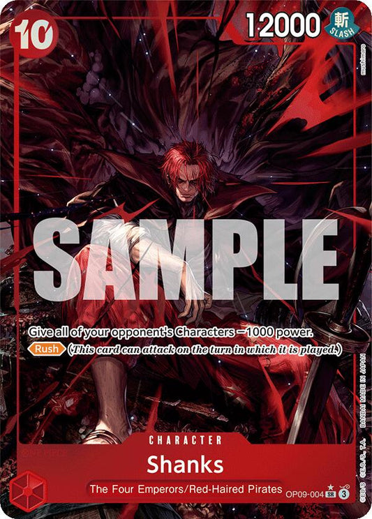 One Piece Card Game: Shanks (004) (Alternate Art) card image