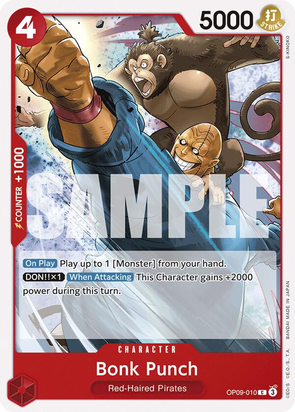 One Piece Card Game: Bonk Punch card image