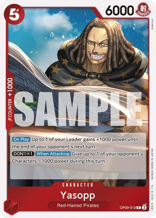 One Piece Card Game: Yasopp card image