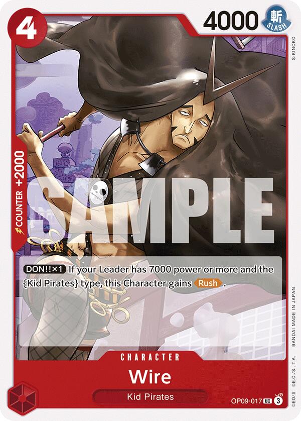 One Piece Card Game: Wire card image