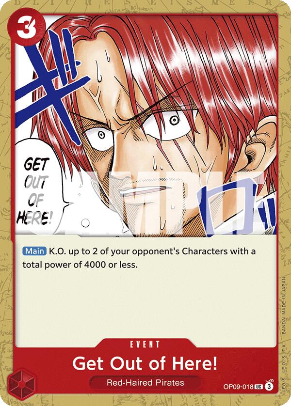 One Piece Card Game: Get Out of Here! card image