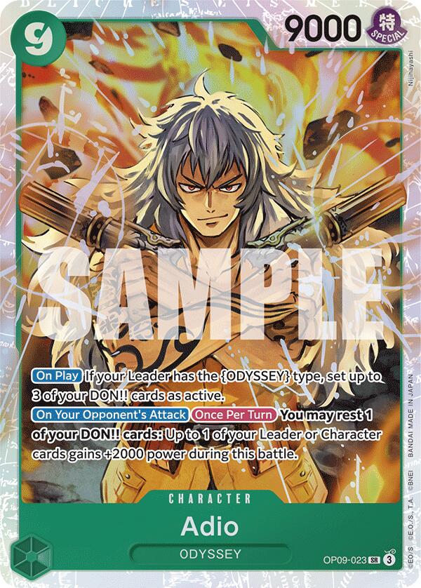 One Piece Card Game: Adio card image