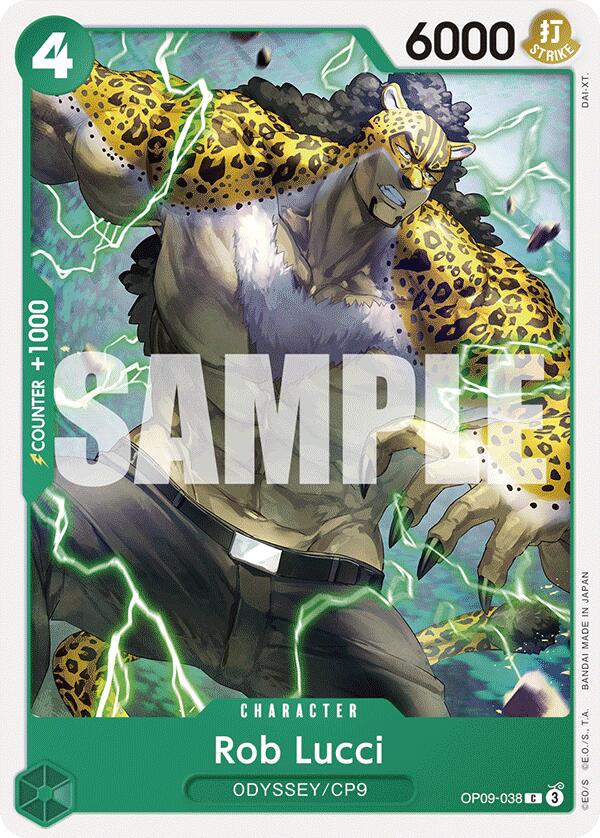 One Piece Card Game: Rob Lucci (038) card image