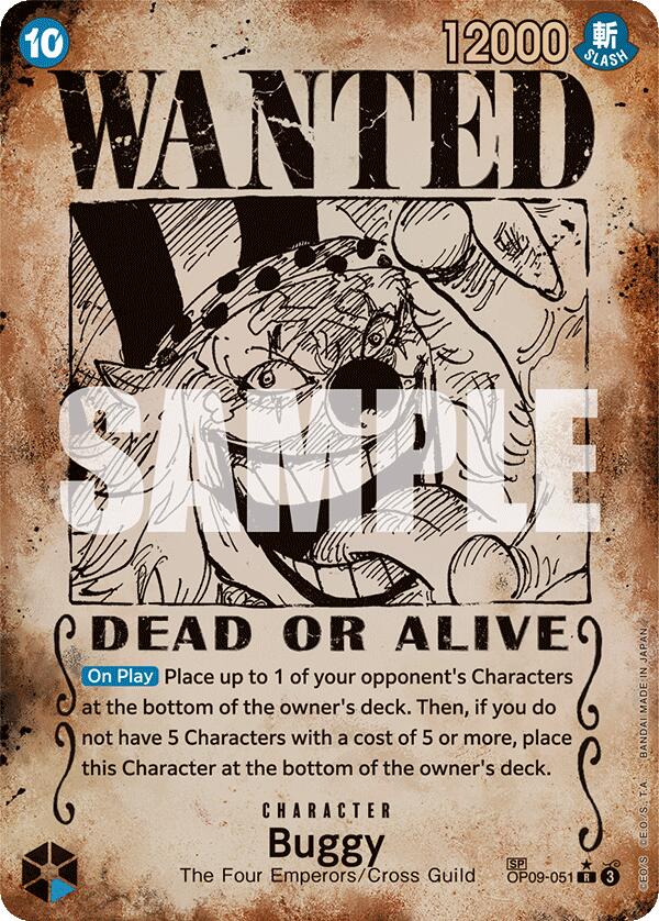 One Piece Card Game: Buggy (051) (Wanted Poster) card image