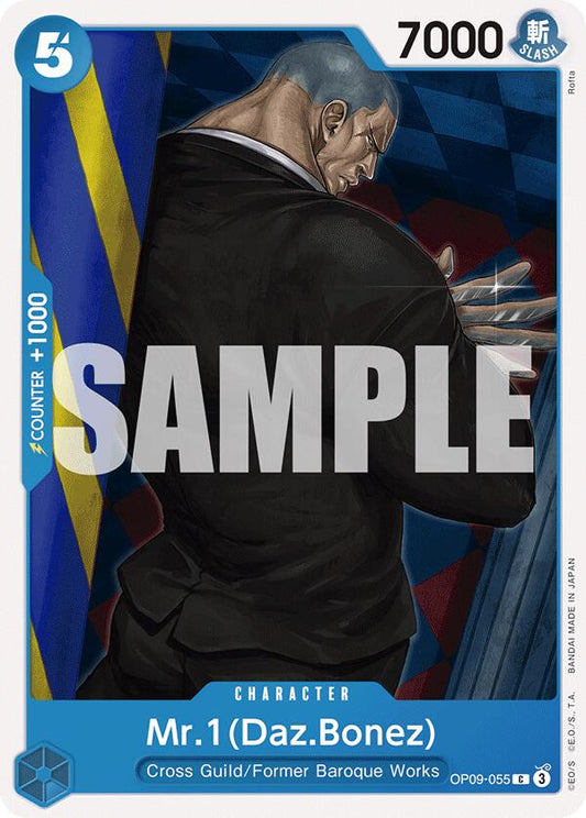 One Piece Card Game: Mr.1(Daz.Bonez) card image