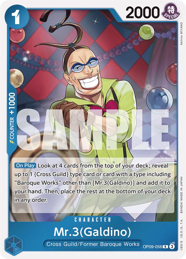 One Piece Card Game: Mr.3(Galdino) card image