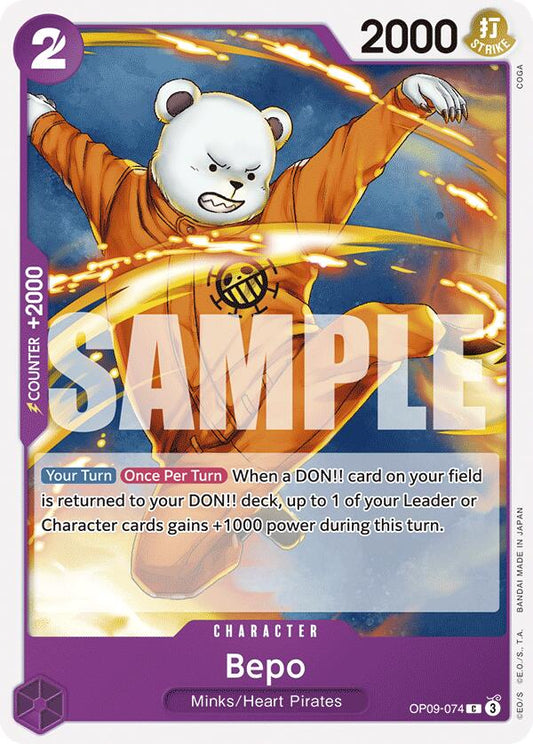 One Piece Card Game: Bepo card image