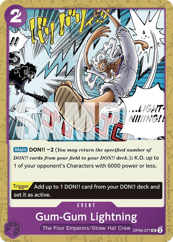 One Piece Card Game: Gum-Gum Lightning card image