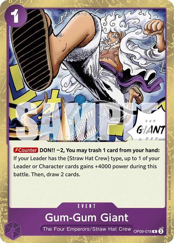 One Piece Card Game: Gum-Gum Giant card image