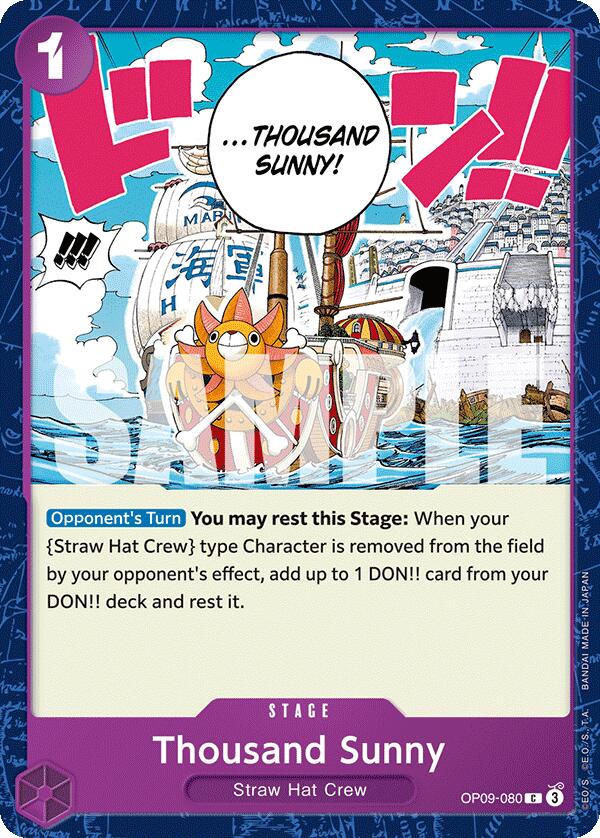 One Piece Card Game: Thousand Sunny card image