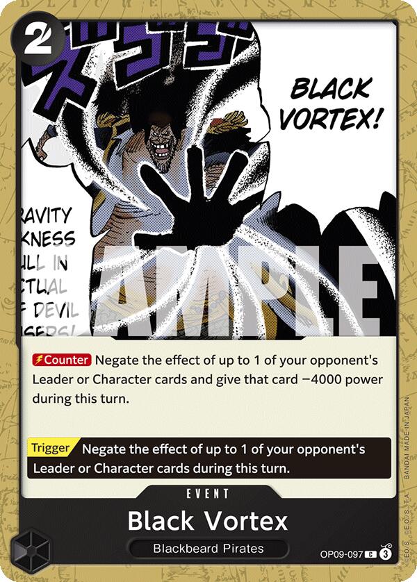 One Piece Card Game: Black Vortex card image