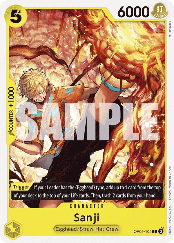 One Piece Card Game: Sanji (105) card image