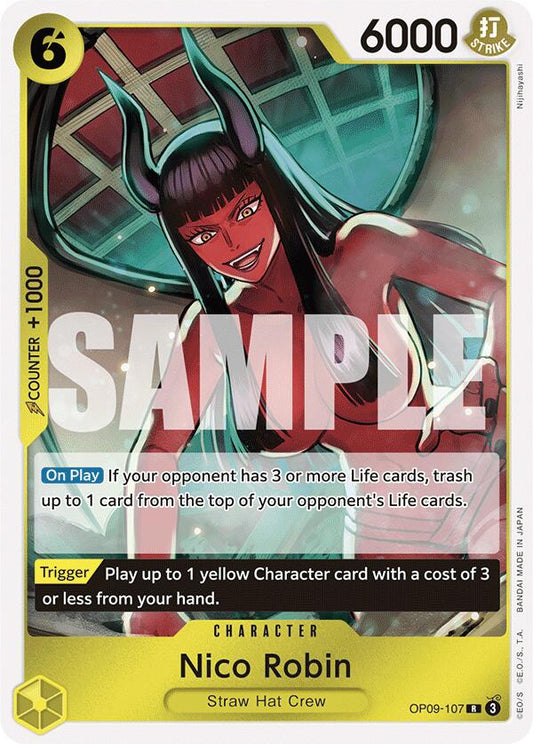 One Piece Card Game: Nico Robin (107) card image