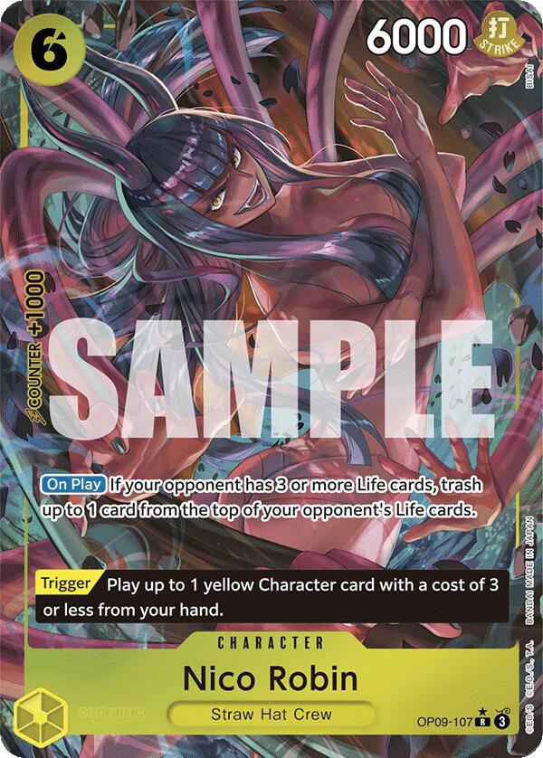 One Piece Card Game: Nico Robin (107) (Parallel) card image