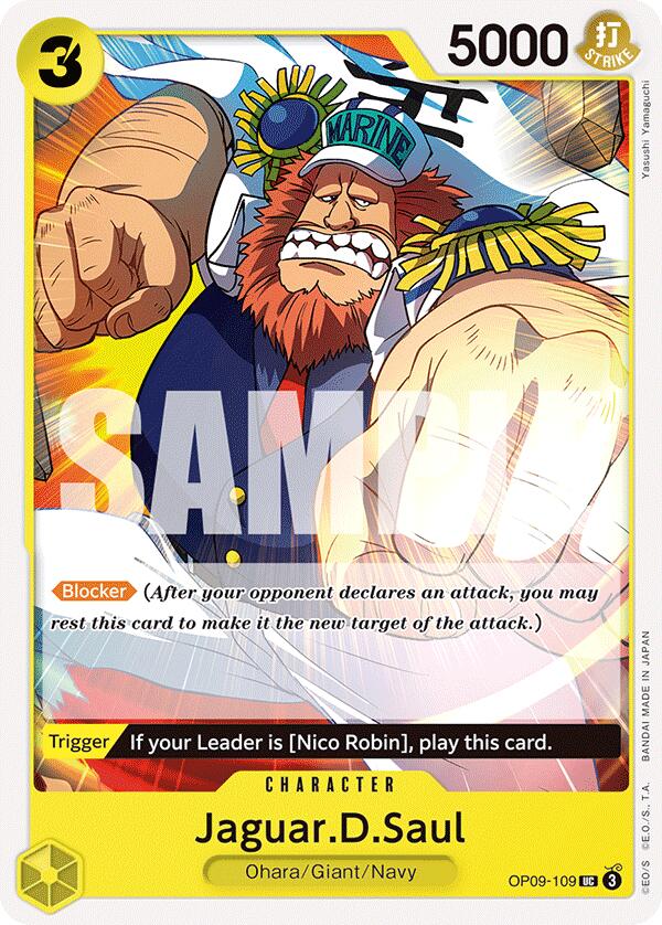 One Piece Card Game: Jaguar.D.Saul card image