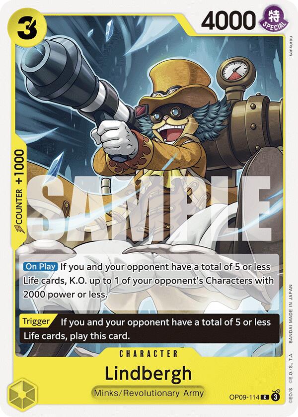 One Piece Card Game: Lindbergh card image