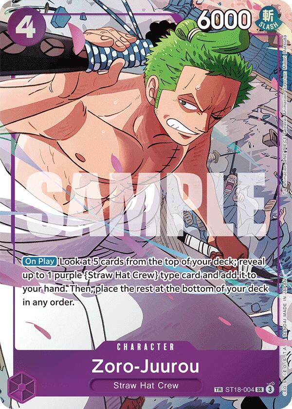 One Piece Card Game: Zoro-Juurou (ST18-004) card image