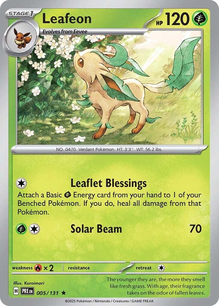 Pokemon: Leafeon card image