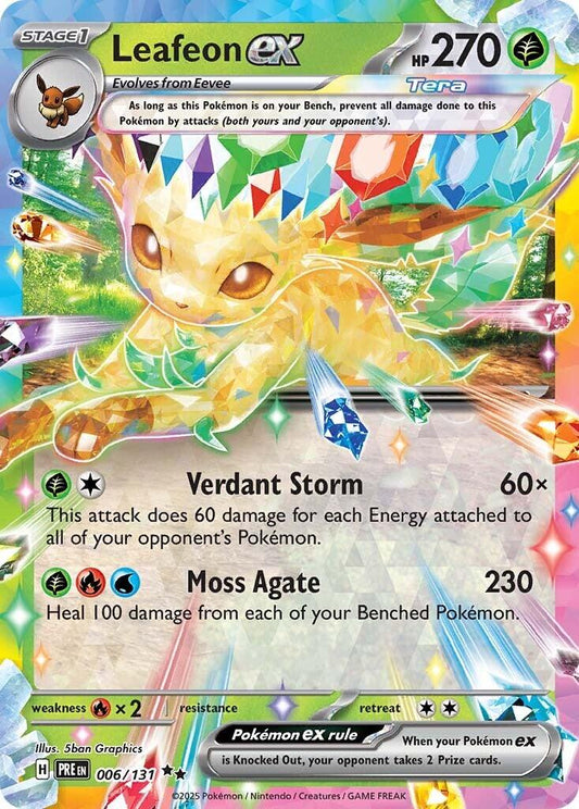 Pokemon: Leafeon ex - 006/131 card image