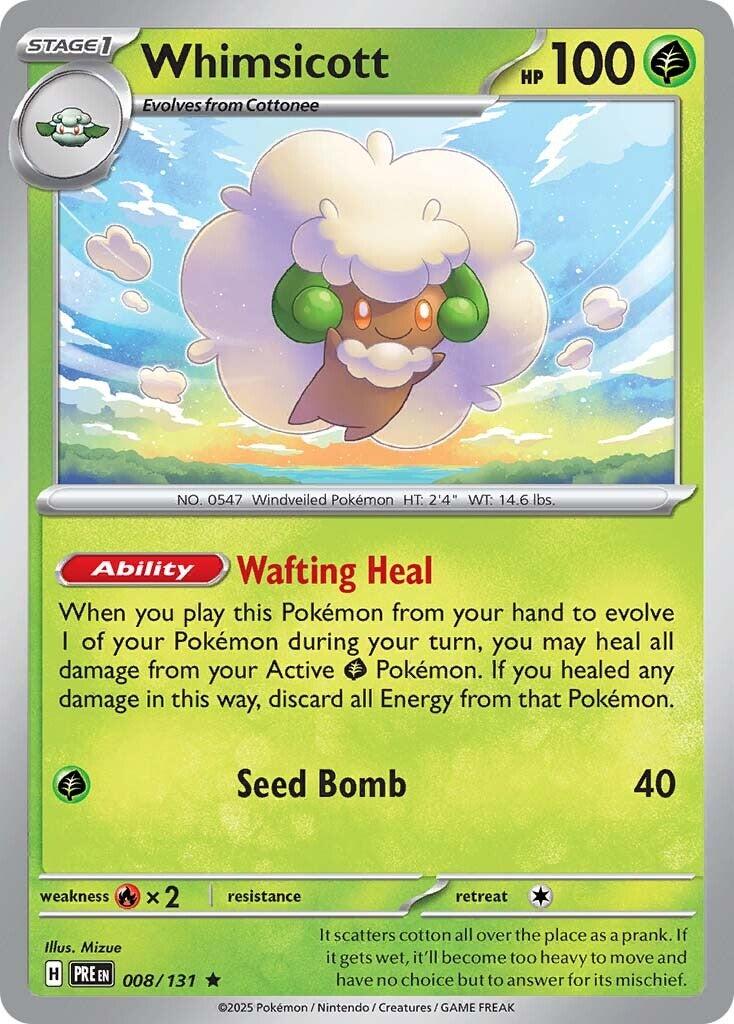 Pokemon: Whimsicott card image