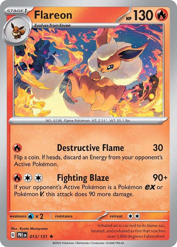 Pokemon: Flareon card image