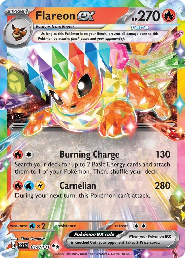 Pokemon: Flareon ex - 014/131 card image