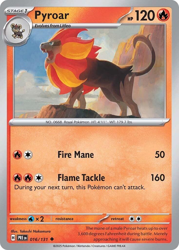 Pokemon: Pyroar card image