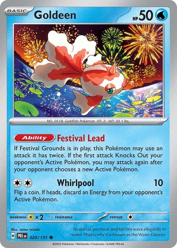 Pokemon: Goldeen card image