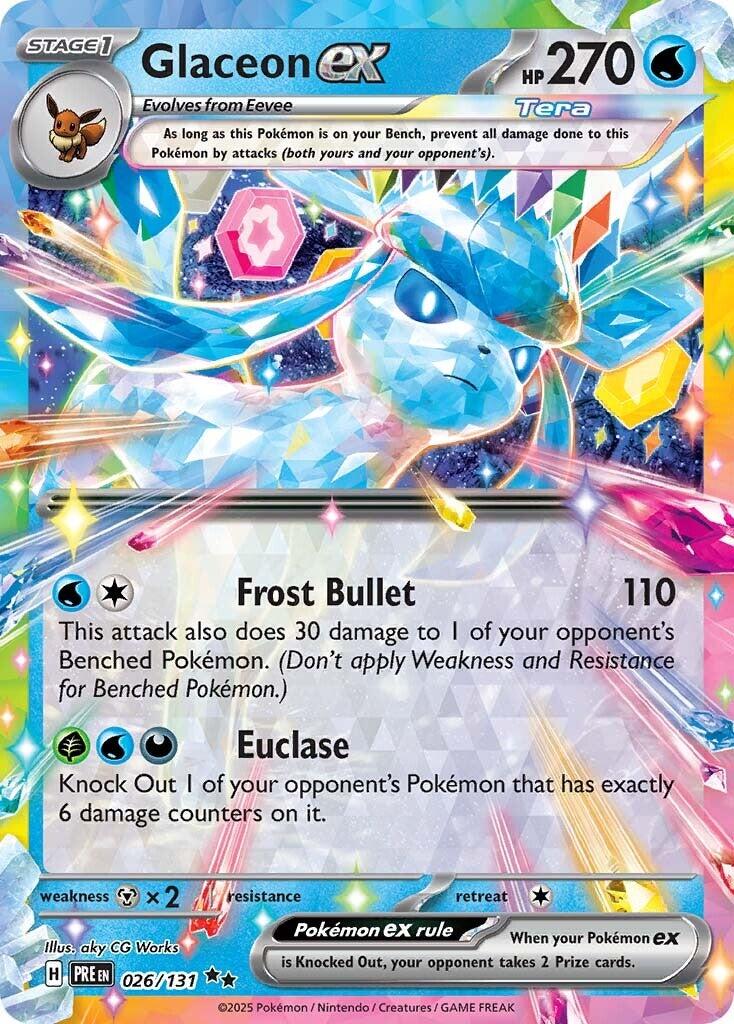 Pokemon: Glaceon ex - 026/131 card image