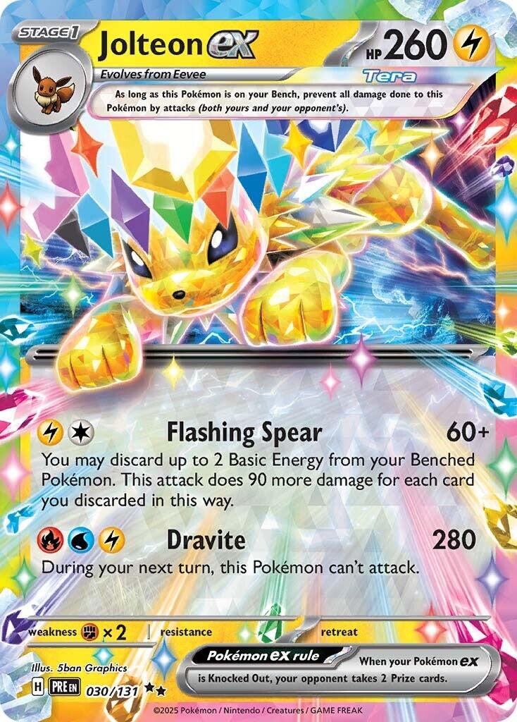 Pokemon: Jolteon ex - 030/131 card image