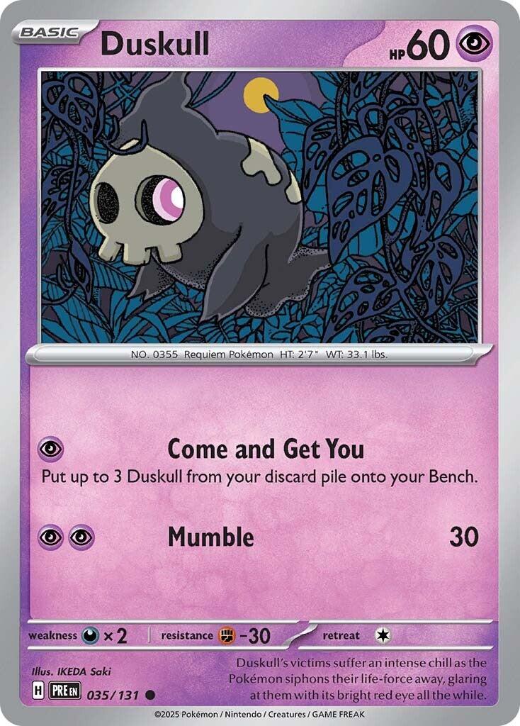 Pokemon: Duskull card image