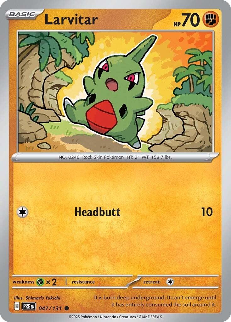 Pokemon: Larvitar card image