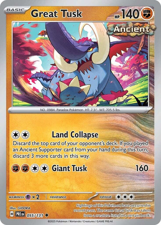 Pokemon: Great Tusk card image