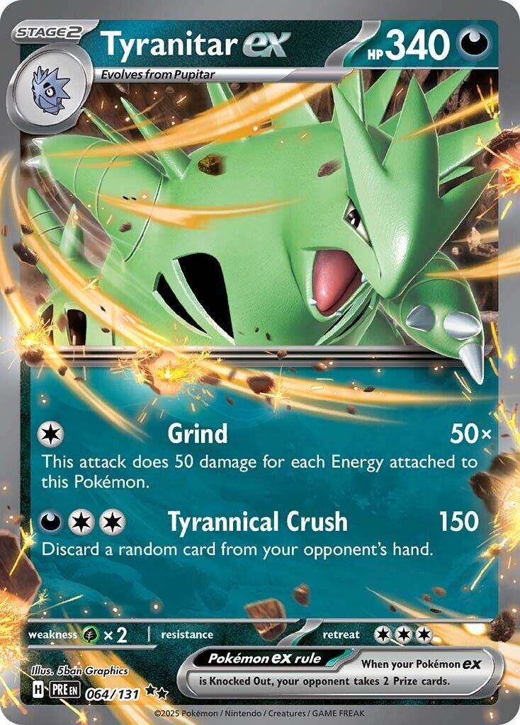 Pokemon: Tyranitar ex card image