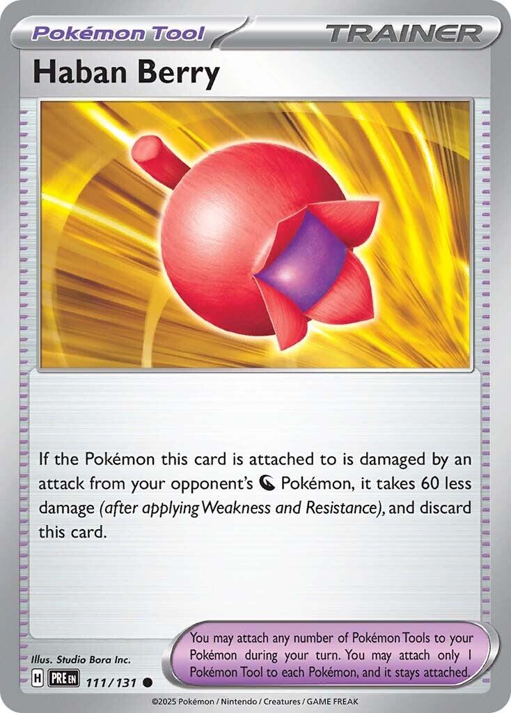 Pokemon: Haban Berry card image