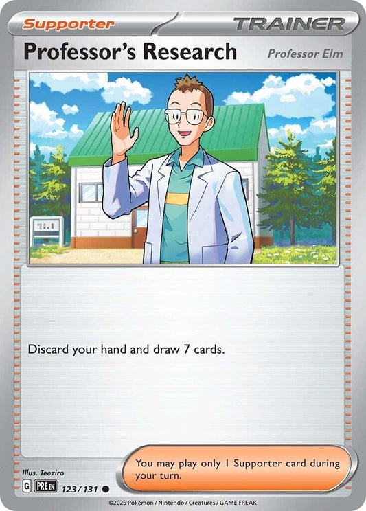 Pokemon: Professor's Research [Professor Elm] card image