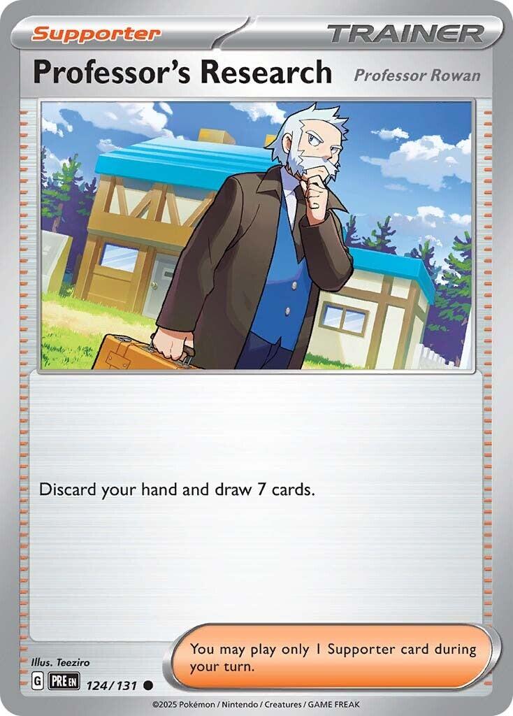 Pokemon: Professor's Research [Professor Rowan] card image