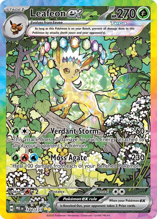 Pokemon: Leafeon ex - 144/131 card image