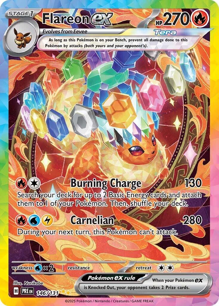 Pokemon: Flareon ex - 146/131 card image